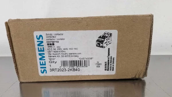 3RT2023-2KB40, Siemens, Contactor