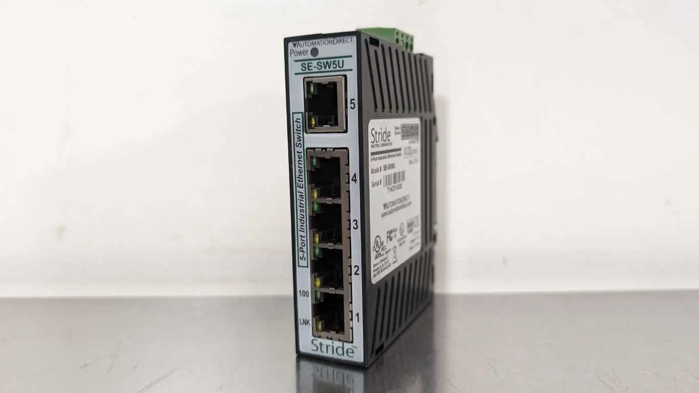 Automation Direct SE-SW5U Industrial Ethernet Switch Rev 2.02 5-Port Stride