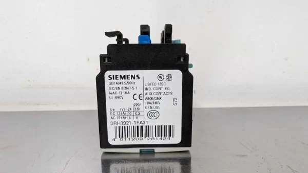 3RH1921-1FA31, Siemens, Auxiliary Contactor Block