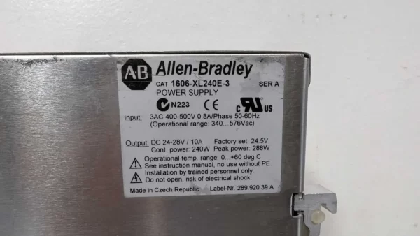 1606-XLE240E-3, Allen-Bradley, Power Supply