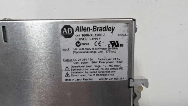 1606-XL120E-3, Allen-Bradley, Power Supply