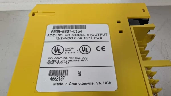 A03B-0807-C154, Fanuc, Output Module, AOD16D