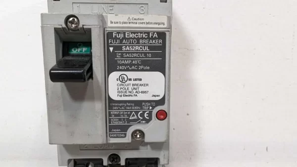 SA52RCUL, Fuji, Circuit Breaker, SA52RCUL 10