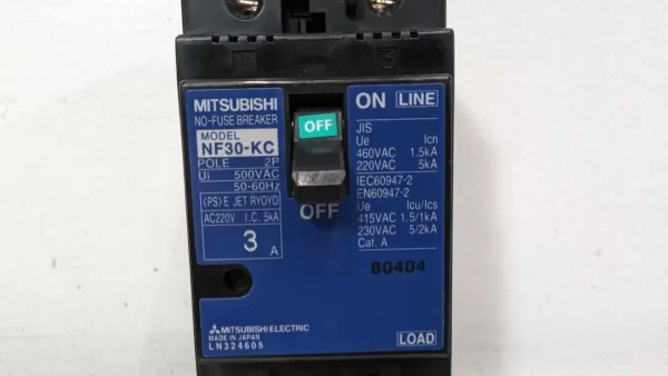 NF30-KC 3A, Mitsubishi, Circuit Breaker