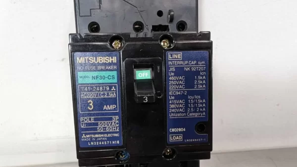 NF30-CS 3A, Mitsubishi, Circuit Breaker