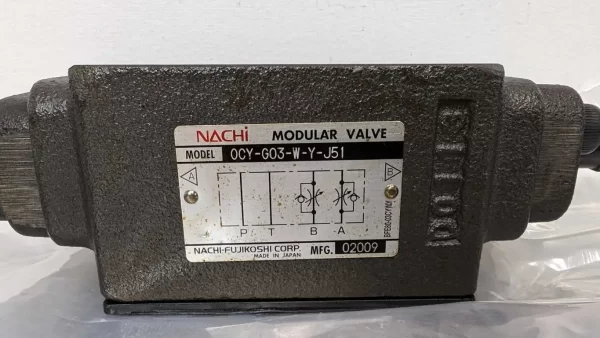 OCY-G03-W-Y-J51, Nachi, Modular Valve