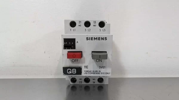 3VE1010-2K, Siemens, Manual Motor Starter Circuit Breaker