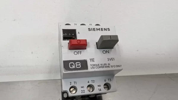 3VE1010-2K, Siemens, Manual Motor Starter Circuit Breaker