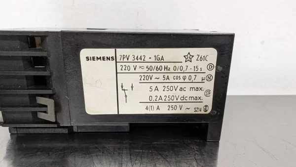 7PV 3442-1GA, Siemens, Time Relay