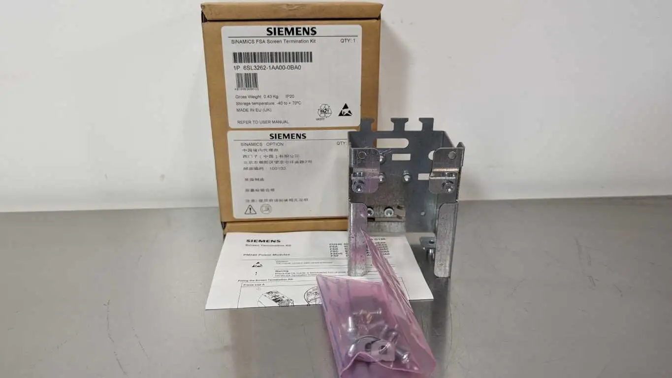 Siemens 6SL3262-1AA00-0BA0 Sinamics FSA Screen Termination Kit