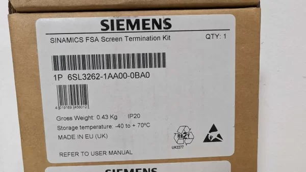 6SL3262-1AA00-0BA0, Siemens, Sinamics FSA Screen Termination Kit