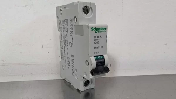 24508, Schneider Electric, Miniature Circuit Breaker, D 16A Multi 9 C60