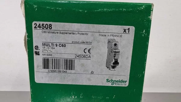 24508, Schneider Electric, Miniature Circuit Breaker, D 16A Multi 9 C60