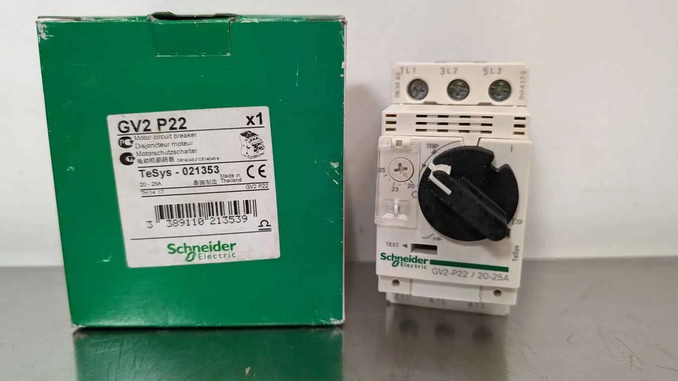 Schneider Electric GV2 P22 Motor Circuit Breaker GV2P22 20-25A 20-25A