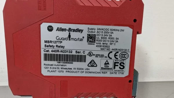 440R-N23132, Allen-Bradley, Safety Relay, MSR127TP