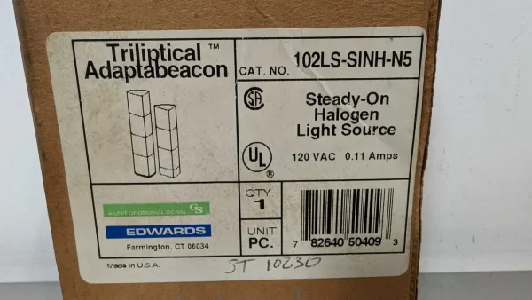 102LS-SINH-N5, Edwards, Steady-On Halogen Light Source Base