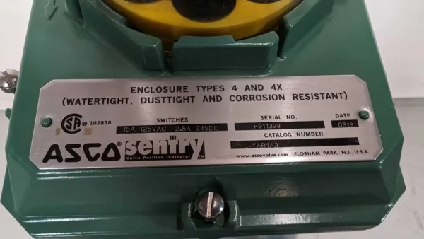 L-YAB1A2, Asco, Valve Position Indicator