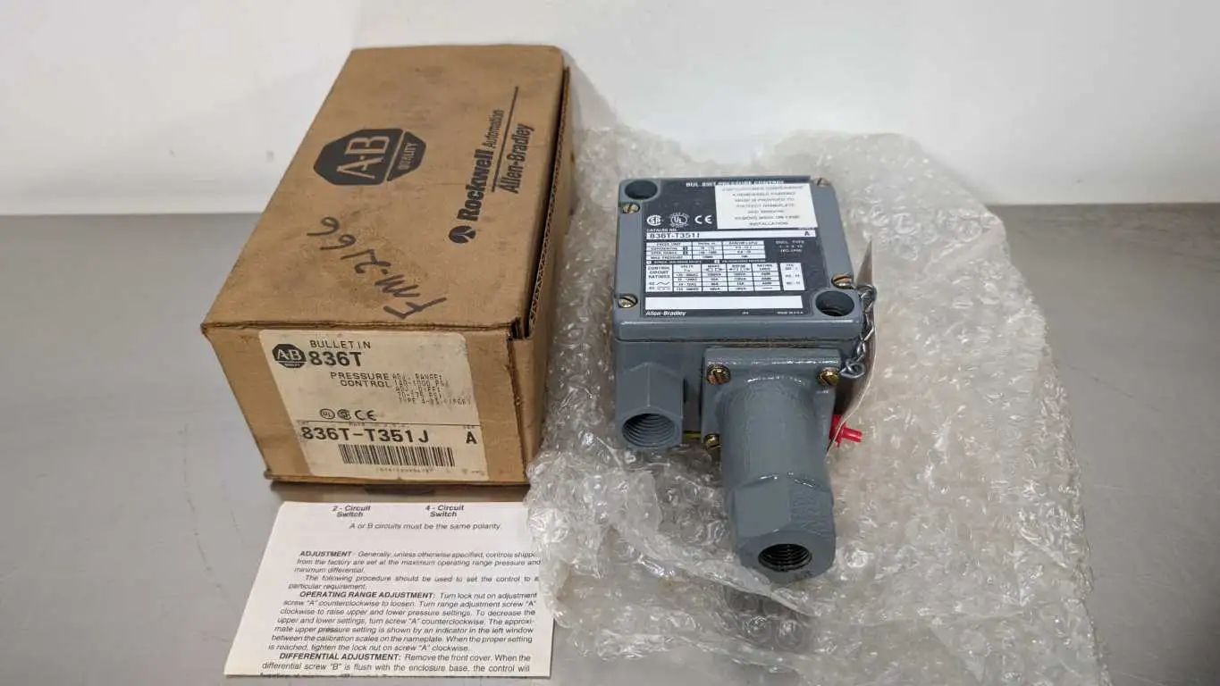 Allen-Bradley 836T-T351J Pressure Control Ser A 140-1000 PSI