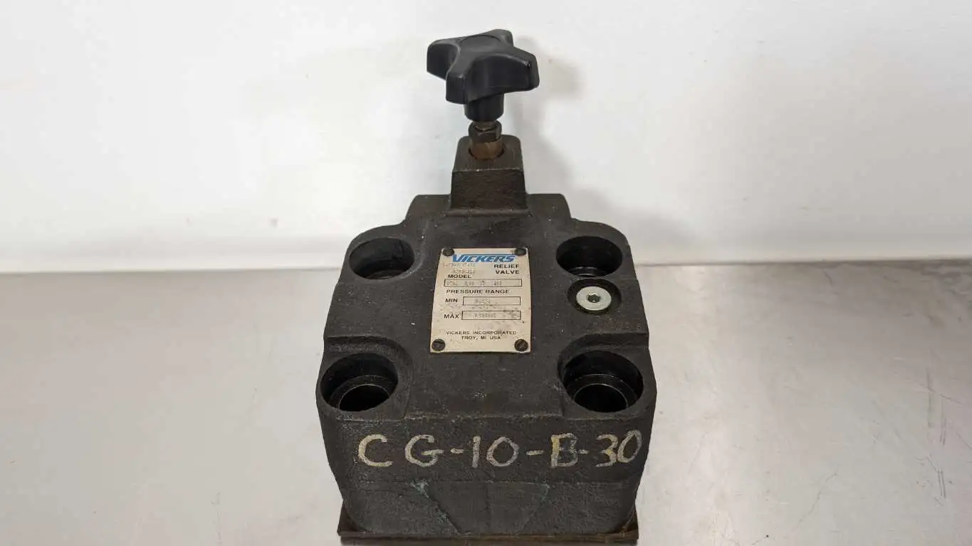 Vickers CG 10 B 30 Relief Valve 125 – 1000 psi