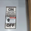 Siemens HNF363R Heavy Duty Safety Switch 100A 3P 600VAC VDC Non-Fused