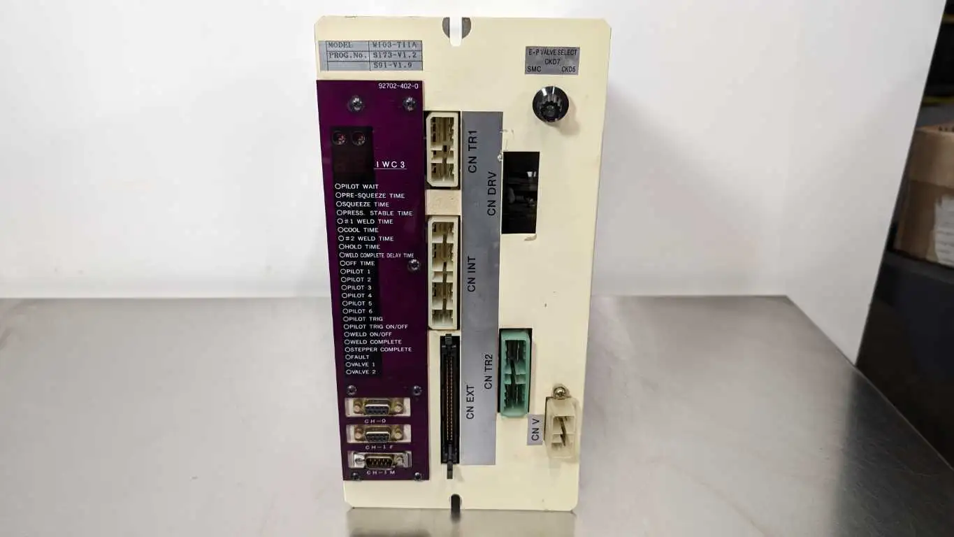 Nadex WI03-T11A Welding Control IWC3 S173-V1.2 S91-V1.9 Welding Technology Corp