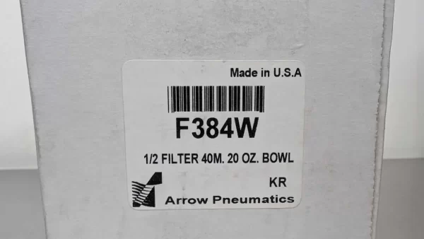 F384W, Arrow Pneumatics, Filter