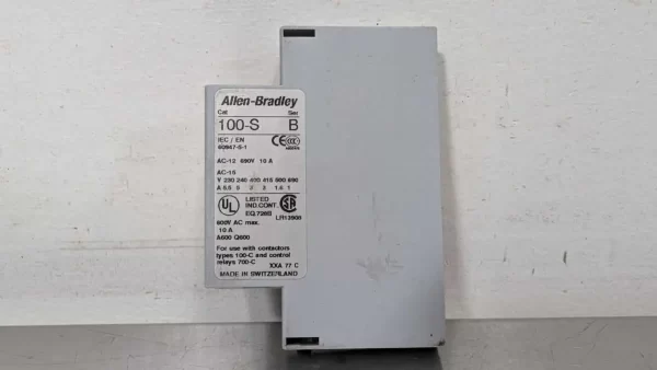 100-S, Allen-Bradley, Auxiliary Contact