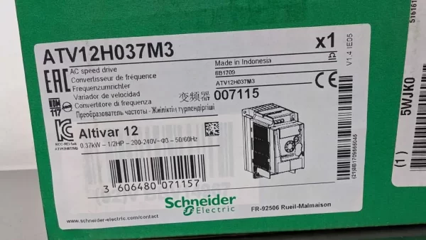 ATV12H037M3, Schneider Electric, AC Speed Dirve, Altivar 12