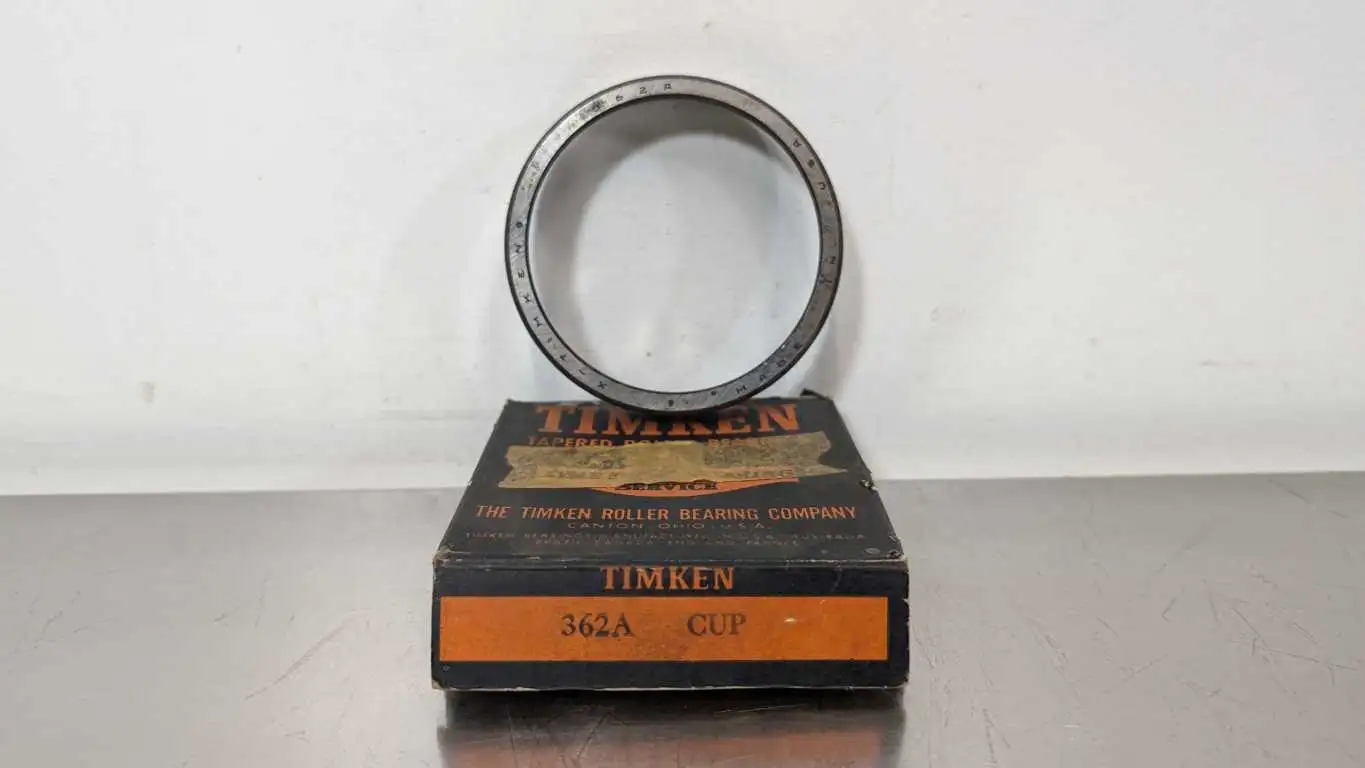 Timken 362A Tapered Roller Bearing Cup 3.5″ OD 0.6501″ Wide