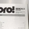 Pro! Volume 6 Number 10 December 9, 1973 Cleveland Browns vs Cincinnati Bengals Program