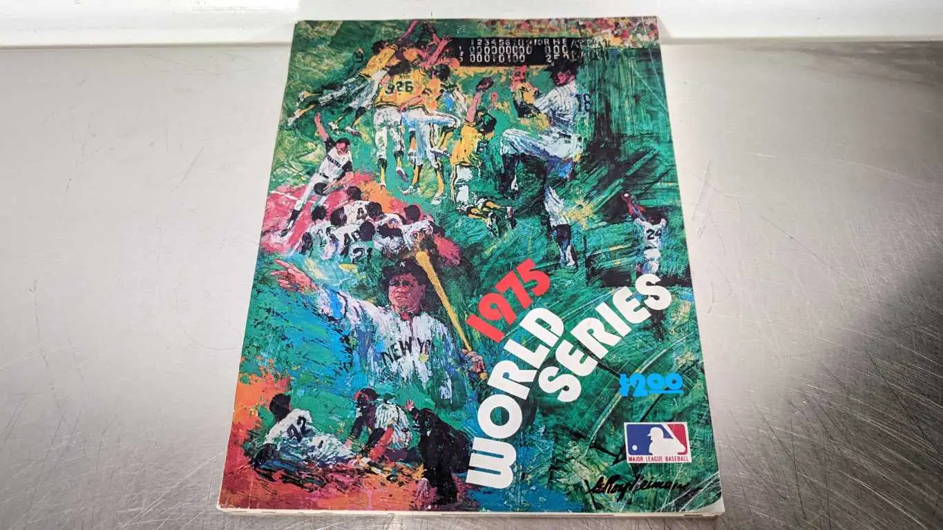 MLB 1975 World Series Boston Red Sox Vs Cincinnati Reds Official Program