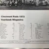 MLB Cincinnati Reds Western Division and National League Champions 1973 Yearbook