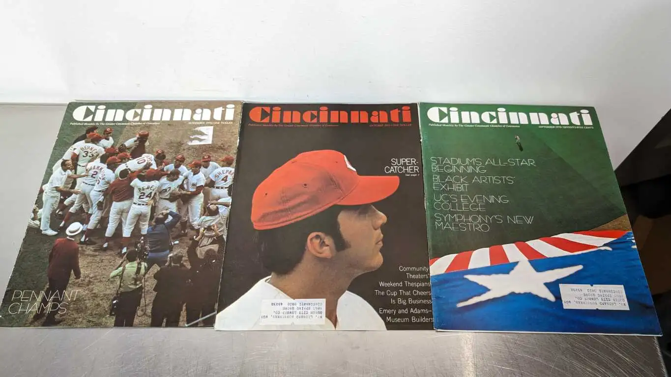 Cincinnati 1970 Reds – Pennant Champs Sept Oct Nov Covers and some pages