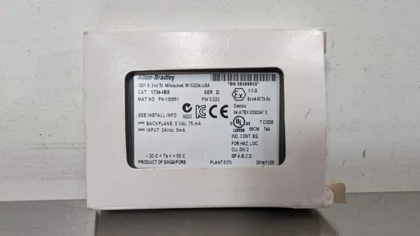 1734-IB8, Allen-Bradley, Digital Input Module, PN-130651