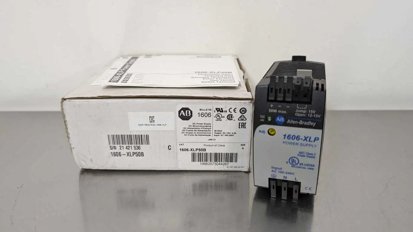 Allen-Bradley 1606-XLP50B DC Power Supply Ser A 4.2A 50Watt