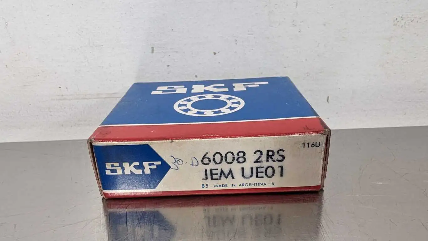 SKF 6008-2RS1/C3HT51 Deep Groove Ball Bearing 1.575″ ID 2.677″ OD 0.591″ Wide