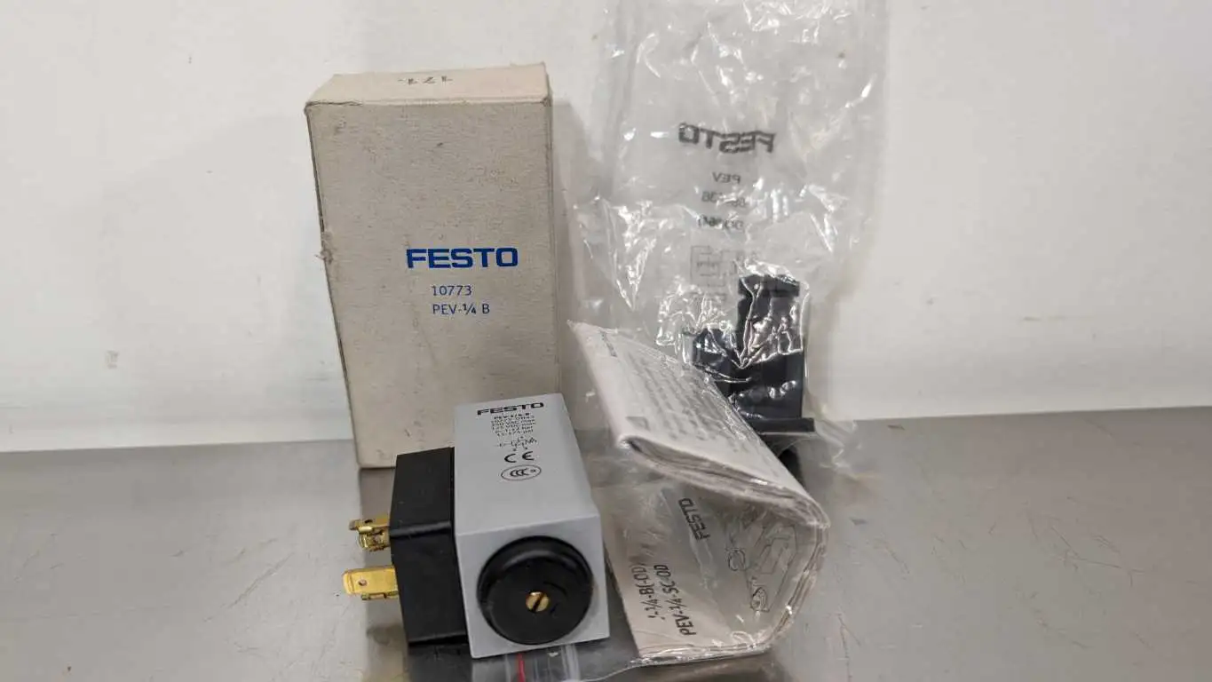 Festo PEV-1/4 B Pressure Switch 10773 15-175 PSI 250VAC max 125VDC max