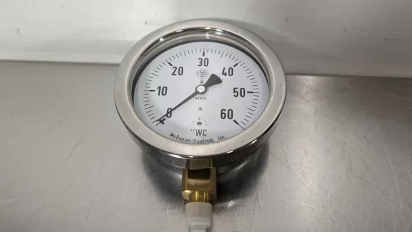 4", McDaniel Controls, Brass 1/2" NPT Gauge