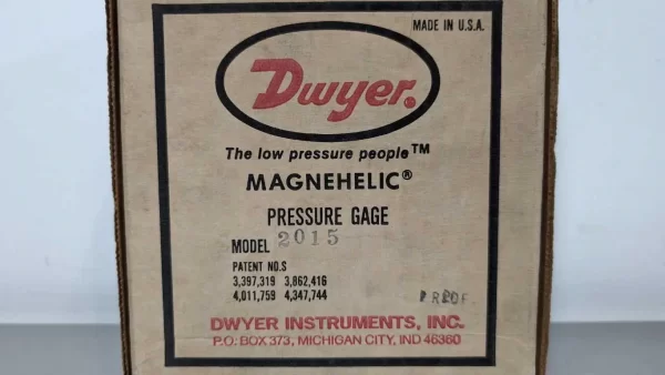 2015, Dwyer, Magnehelic Pressure Gauge