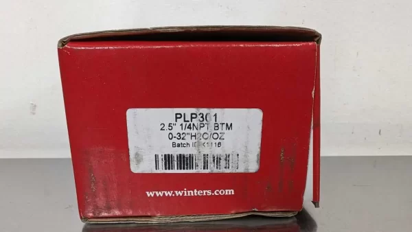 PLP301, Winters, Pressure Gauge, 2.5" 1/4"NPT BTM