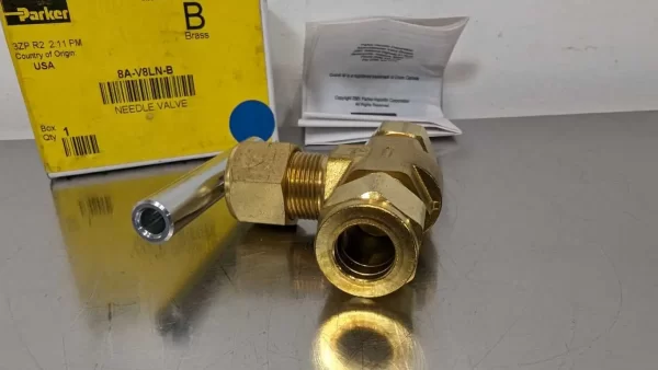 8A-V8LN-B, Parker, Brass Needle Valve