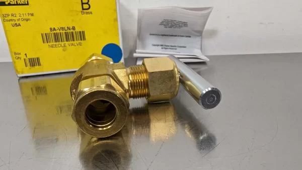 8A-V8LN-B, Parker, Brass Needle Valve