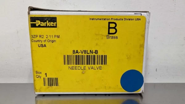 8A-V8LN-B, Parker, Brass Needle Valve