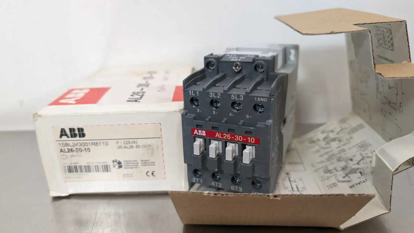 ABB AL26-30-10 DC Contactor 1SBL243001R8110 24VDC Coil