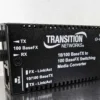 Transition Networks M/E-PSW-FX-02 10/100 BaseTX to 100 BaseFX Switching Media Converter