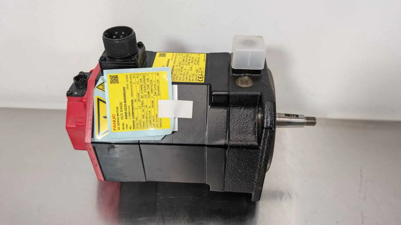 Fanuc A06B-0235-B605#S000 AC Servo Motor αiS 8/4000 4000 RPM A860-2010-T341 Encoder