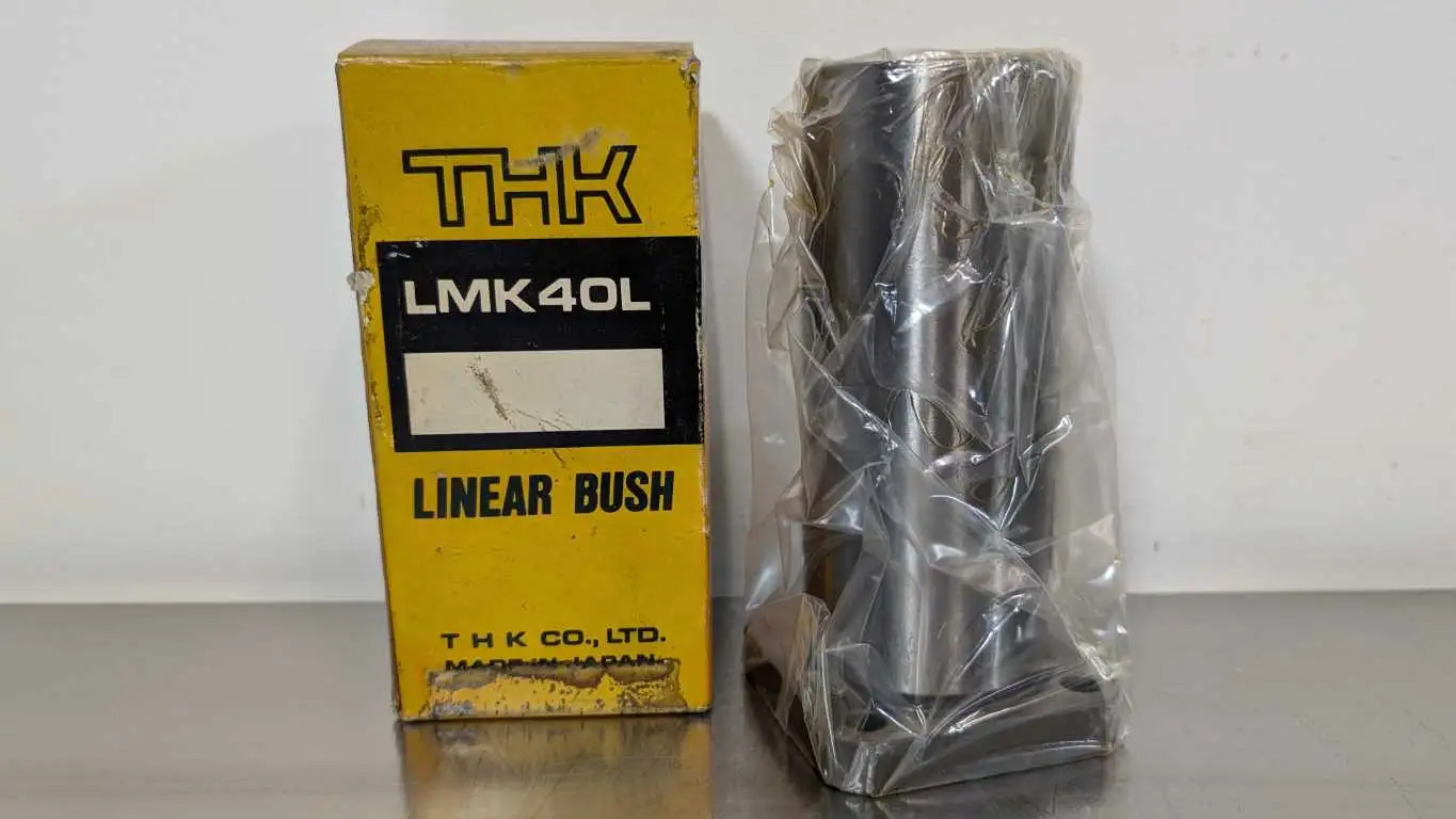 THK LMK40L Linear Bushing 40mm ID 60mm OD x 154mm Long 96mm Flange Dia