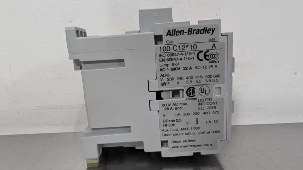 100-C12D10, Allen-Bradley, Contactor