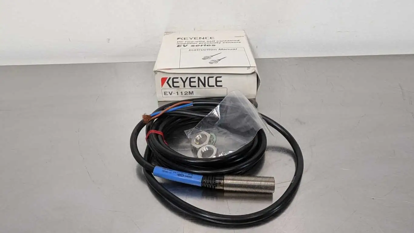 Keyence EV-112M Proximity Sensor 2.5mm 12-24VDC