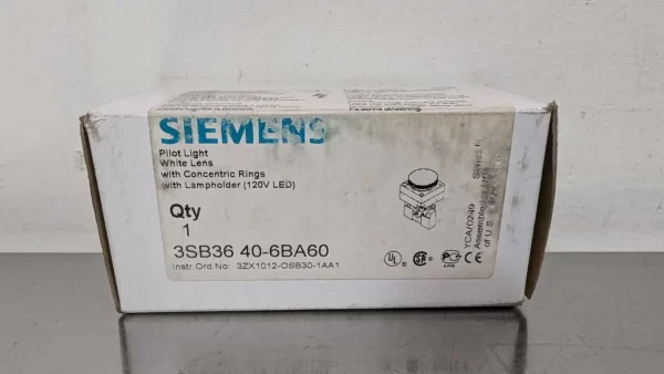 3SB36 40-6BA60, Siemens, Pilot Light